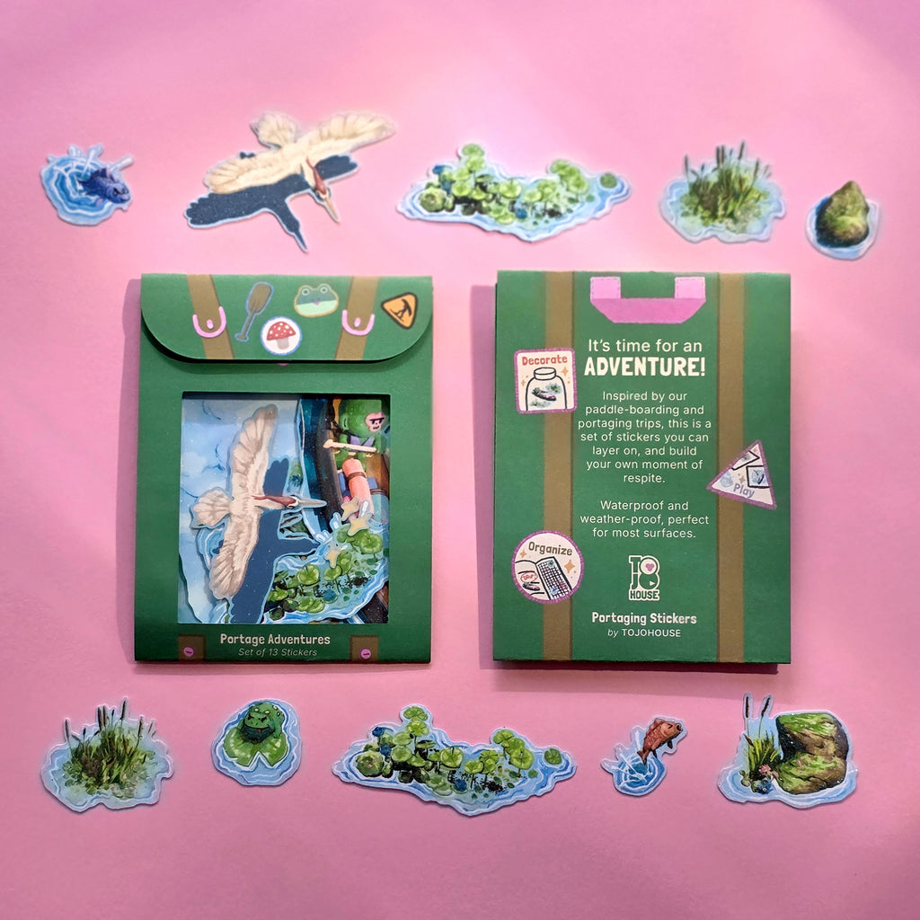Portage Adventures Fun-Stickers Set