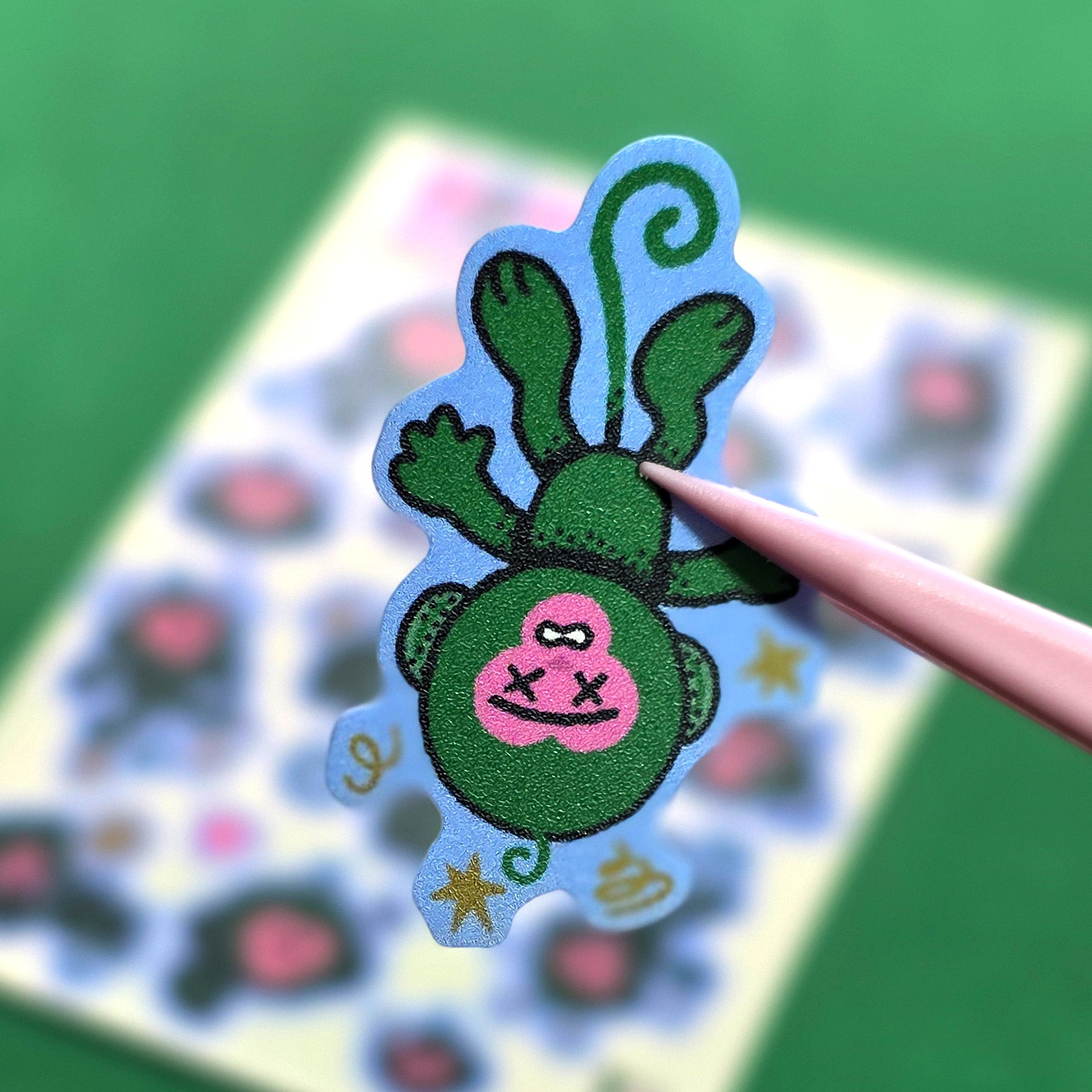 Momo Character Sticker Sheet