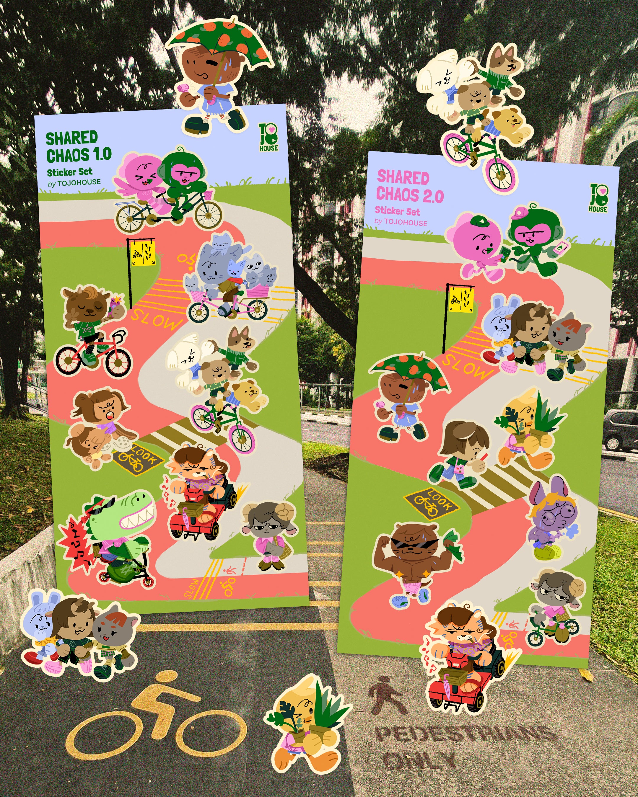 SHARED CHAOS Sticker Sheet